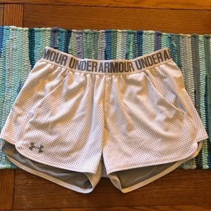 Under Armour Mesh White Shorts